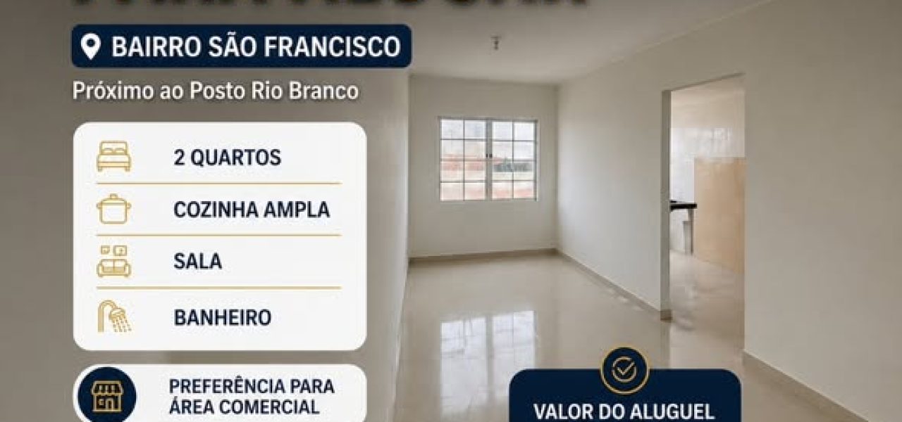 Apartamento Versátil no Bairro São Francisco – Guanambi